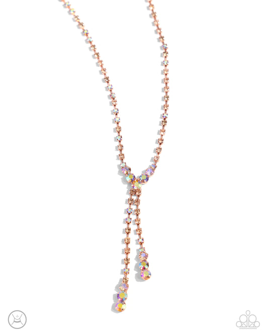 Blinding Balance Copper Necklace Paparazzi