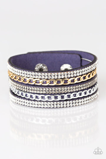 Fashion Fiend Blue Bracelet Paparazzi