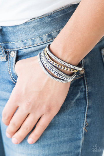 Fashion Fiend Blue Bracelet Paparazzi