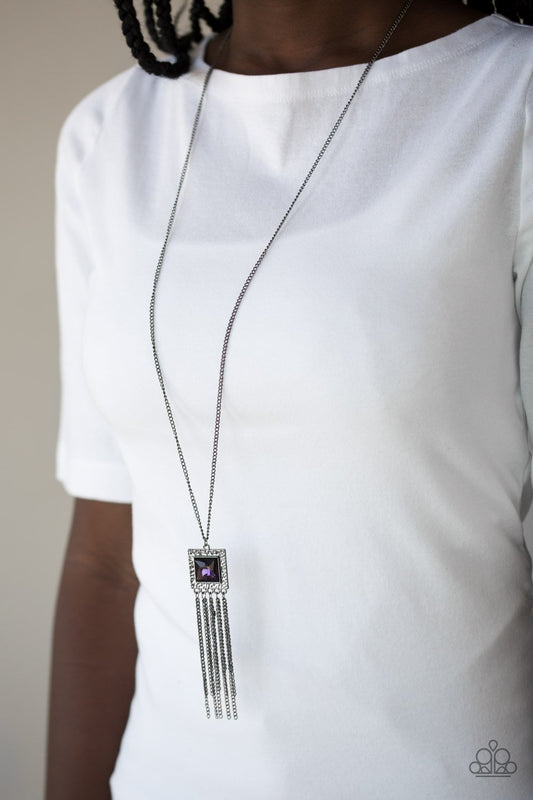 Shimmer Sensei Purple Necklace Paparazzi