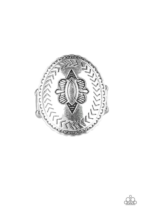Down and OUTBACK Silver Ring Paparazzi 