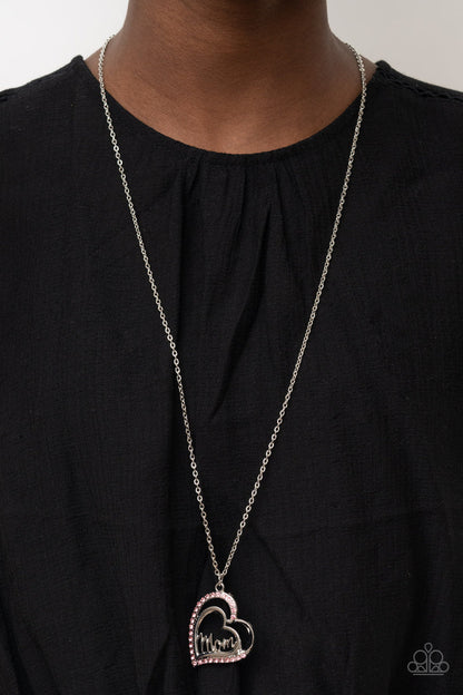 A Mothers Heart Pink Necklace Paparazzi