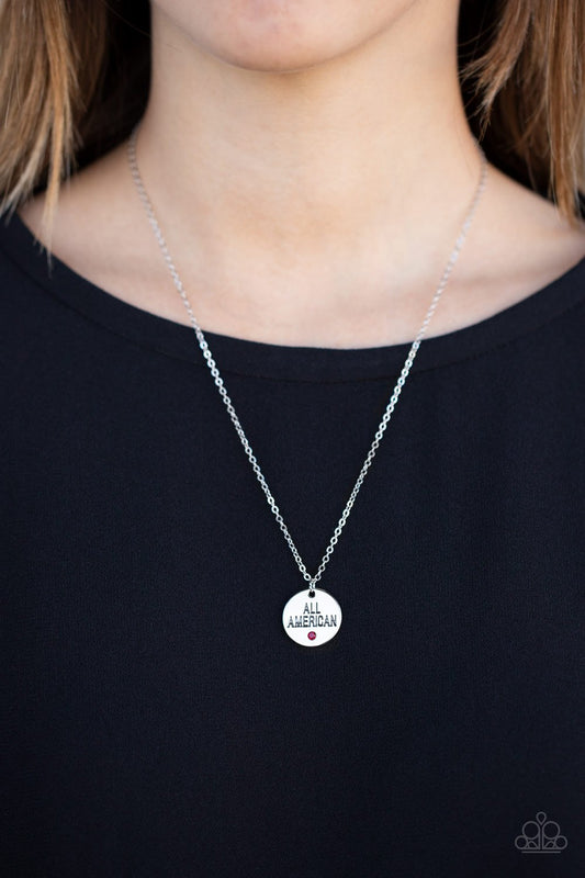 All American, All the Time Red Necklace Paparazzi