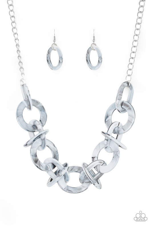 Chromatic Charm Silver
Necklace - Daria's Blings N Things