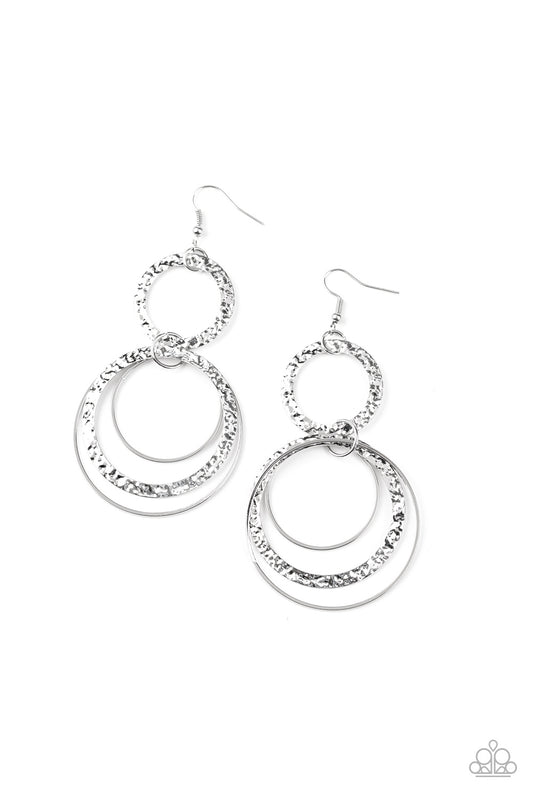 Eclipsed Edge Silver
Earrings - Daria's Blings N Things