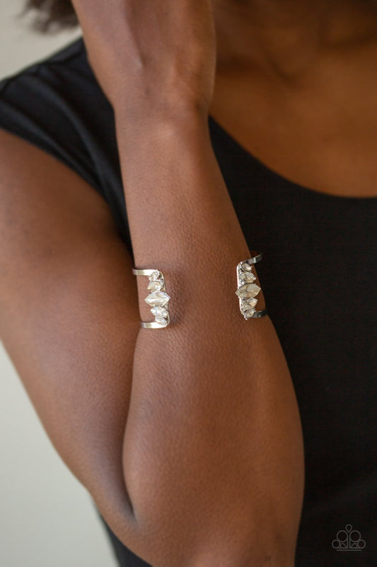 Glam Power White Bracelet - Daria's Blings N Things