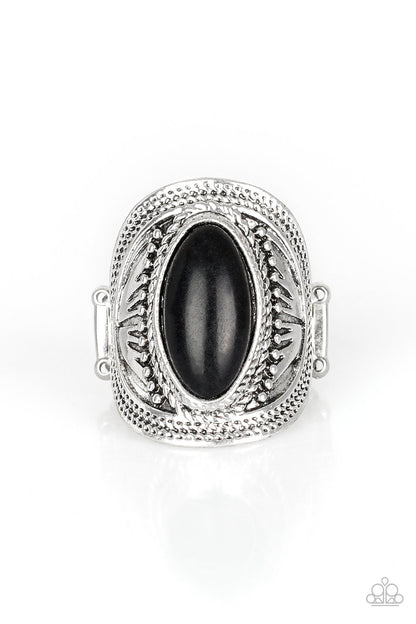 Ground RULER Black Ring - Daria's Blings N Things