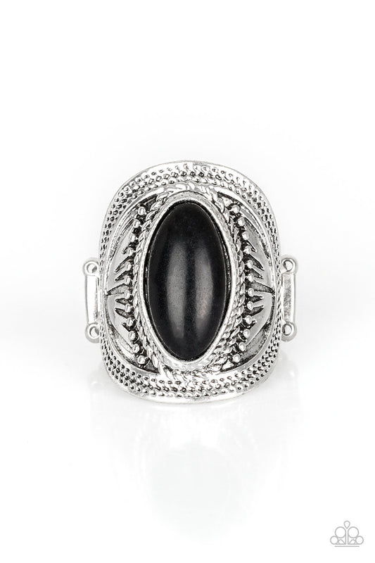 Ground RULER Black Ring - Daria's Blings N Things