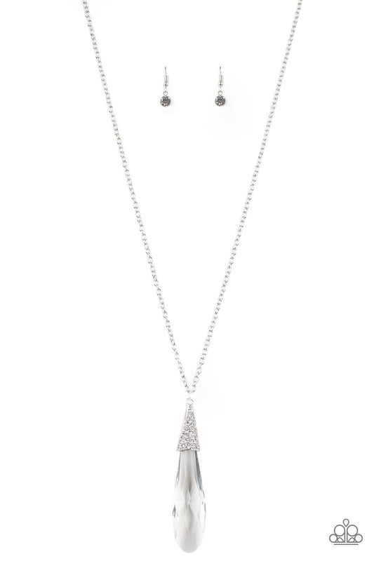Jaw Droppingly Jealous White Necklace Paparazzi