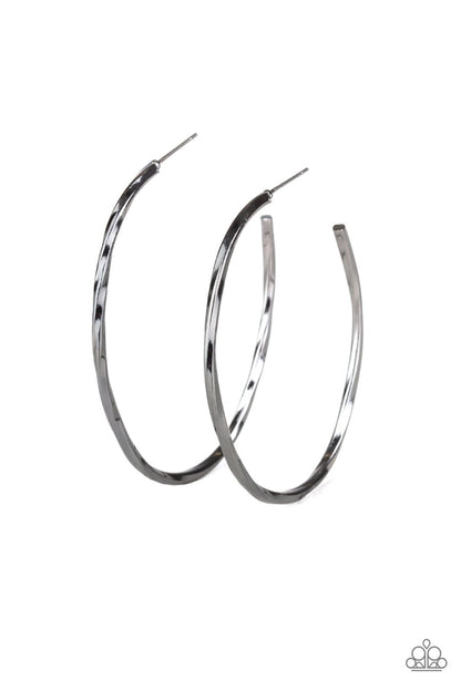 Loop de Hoop Black Hoop Earrings