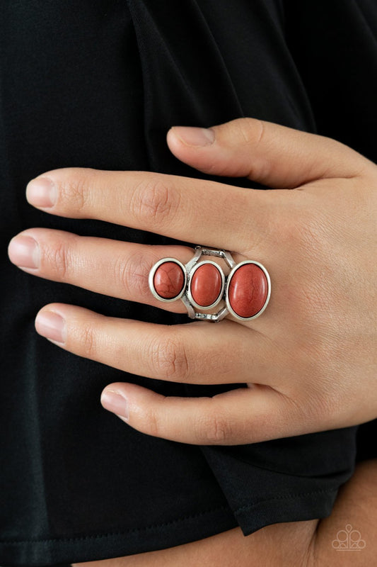 Rural Revolution Brown Stone Ring - Daria's Blings N Things