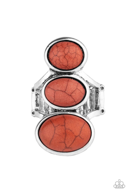 Rural Revolution Brown Stone Ring - Daria's Blings N Things