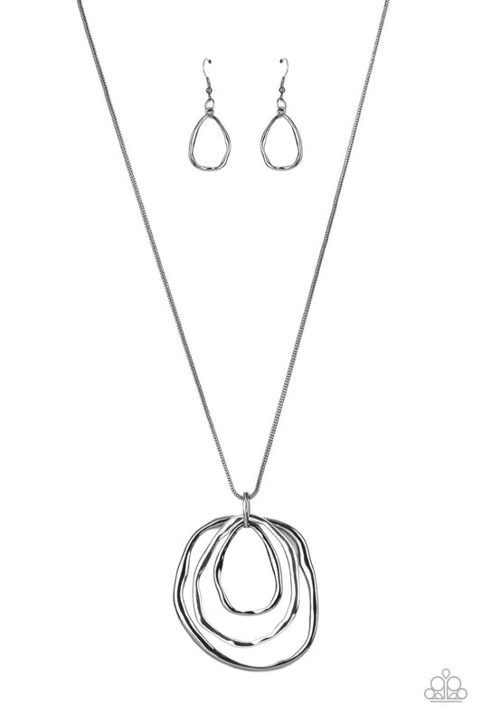 Revamped Relic Black Necklace Paparazzi