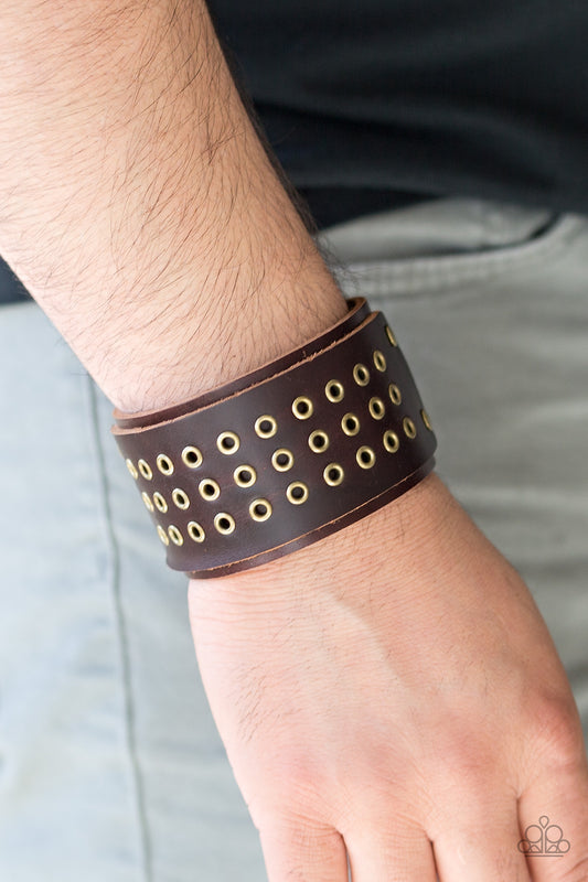 Road Rage Brown Bracelet