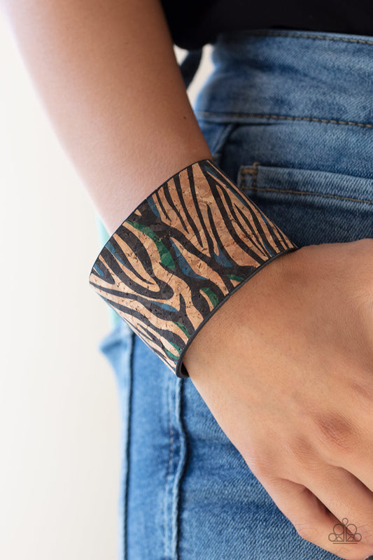 Show Your True Stripes Blue Bracelet
