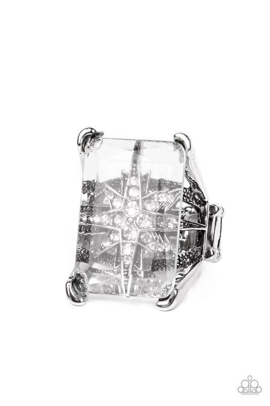 Starry Serenity White Ring Paparazzi