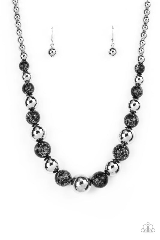 Stone Age Adventurer Black Necklace