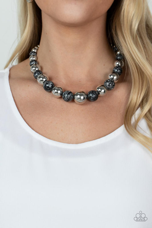 Stone Age Adventurer Black Necklace