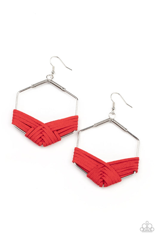Suede Solstice Red
Earrings