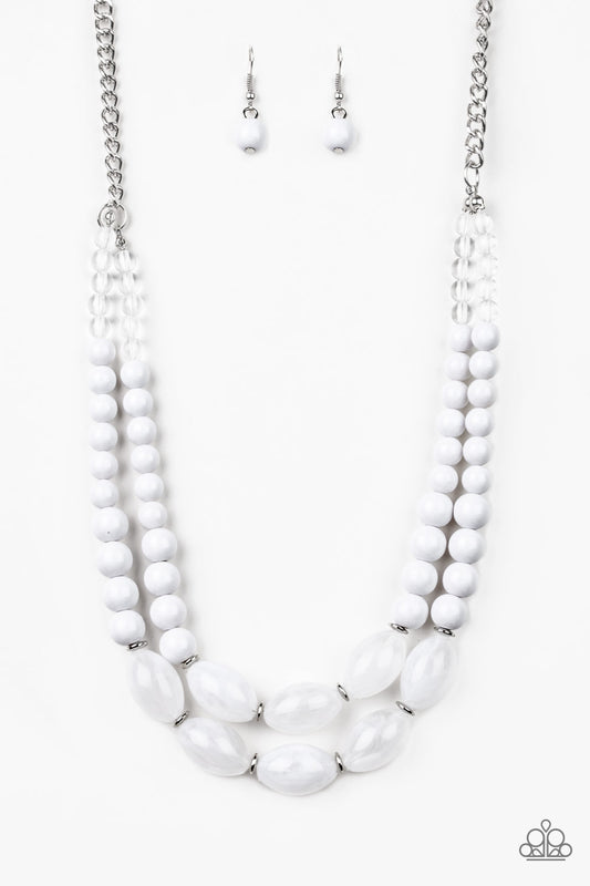 Sundae Shoppe White Necklace