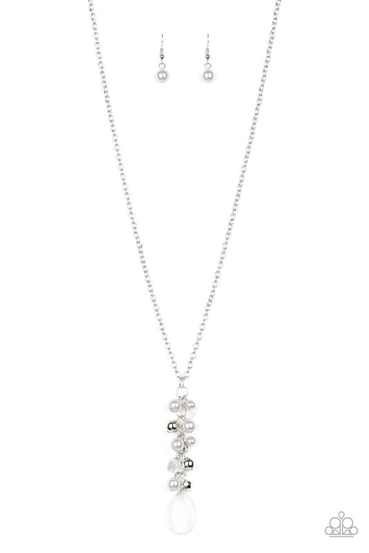 Teardrop Serenity Silver Necklace - Daria's Blings N Things