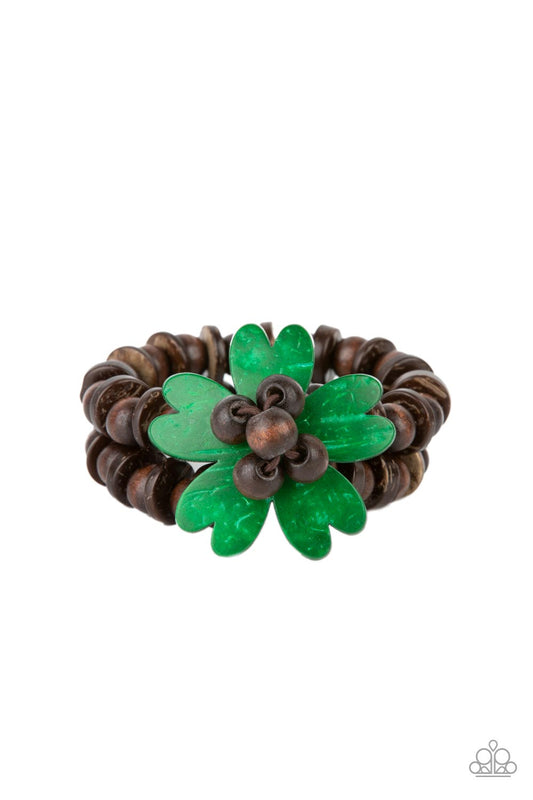 Tropical Flavor Green Bracelet Paparazzi