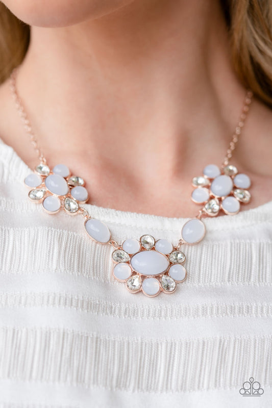 Your Chariot Awaits Rose Gold Necklace Paparazzi