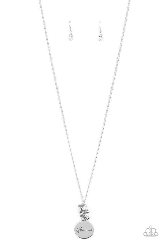Going For GLAM-ma White Necklace Paparazzi