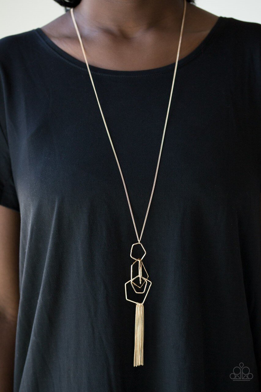 The Penthouse Gold Necklace Paparazzi