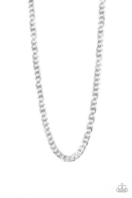The Game CHAIN-ger Silver Necklace Paparazzi