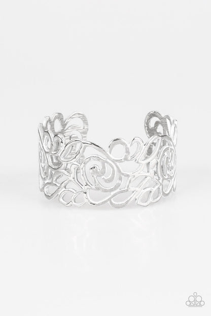 Victorian Gardens White Bracelet Paparazzi
