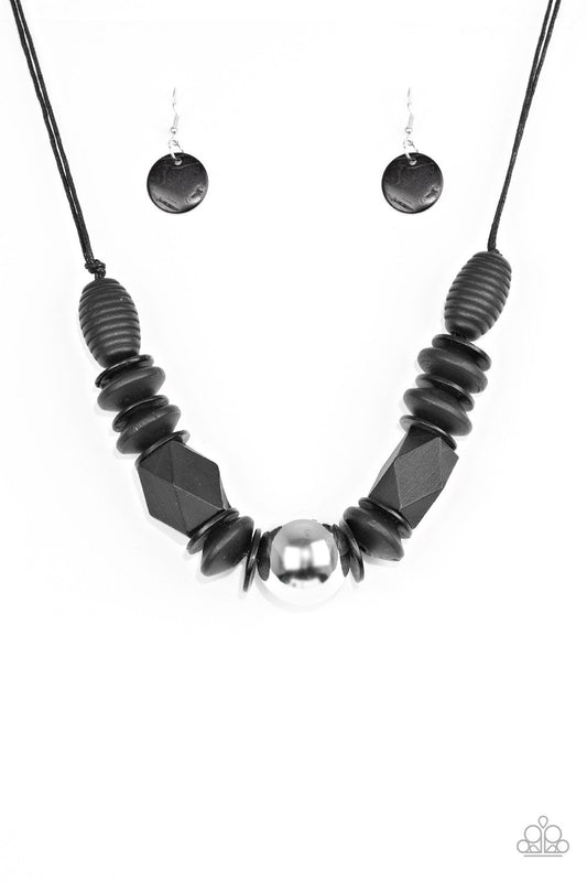 Grand Turks Getaway Black Necklace Paparazzi