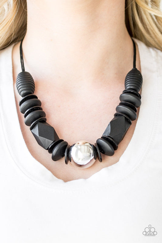 Grand Turks Getaway Black Necklace Paparazzi
