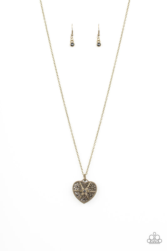 Casanova Charm Black Necklace Paparazzi