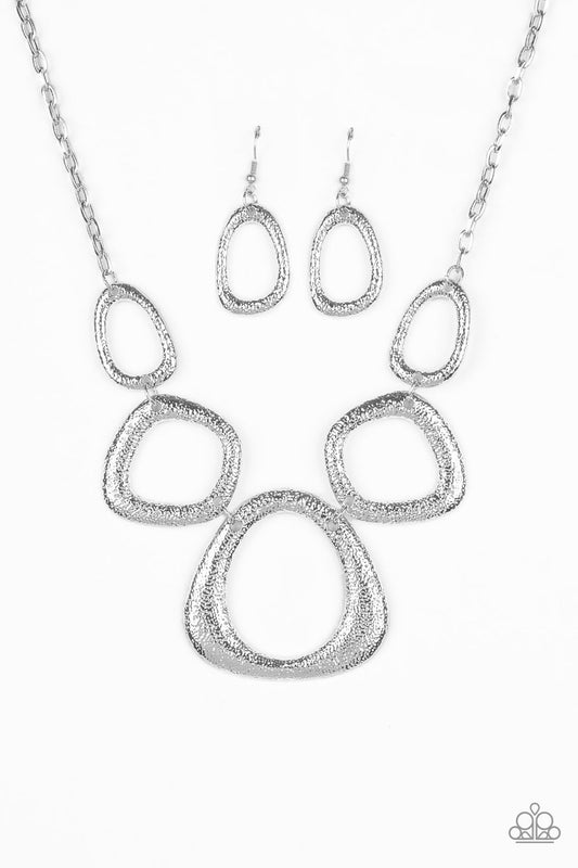 Backstreet Bandit Silver Necklace Paparazzi