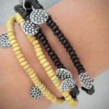 WOODn't Count It Yellow Bracelet Paparazzi