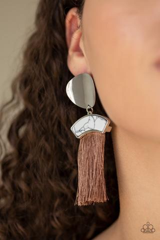 Insta Inca Brown Post Earrings
