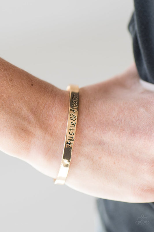 Heart Full Of Hustle
Gold Bracelet Paparazzi